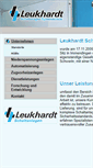 Mobile Screenshot of leukhardt-system.de